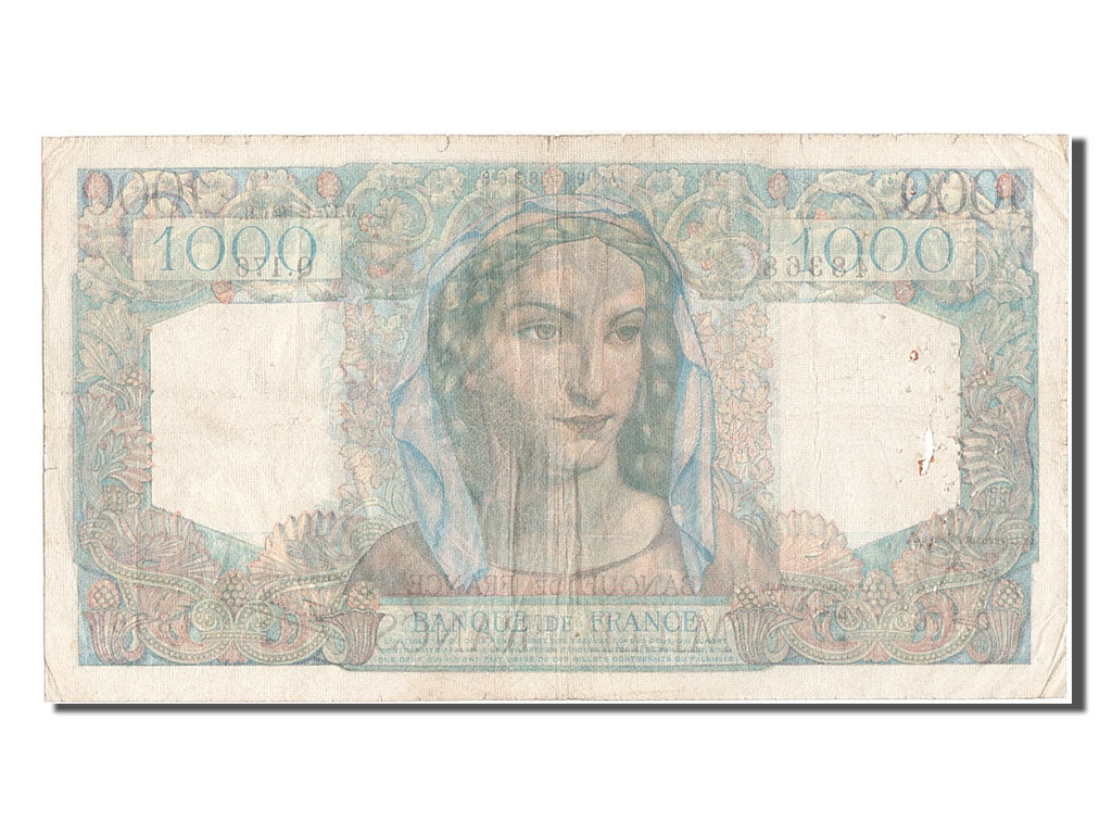 Biljet, Frankrijk, 1000 Francs, 1 000 F 1945-1950 ''Minerve et Hercule'', 1946