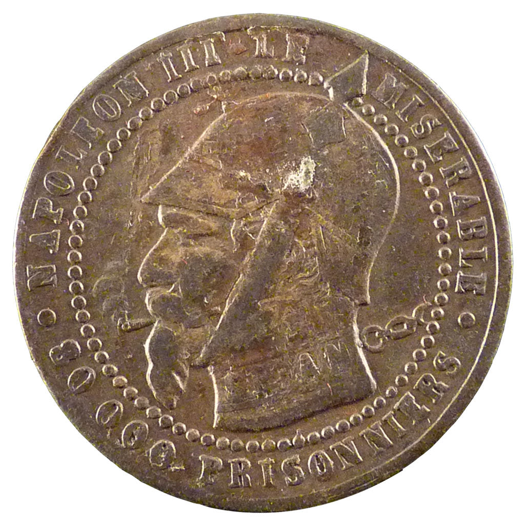 FRANCE, 5 Centimes, 1870, VF(30-35), Bronze, 6.00