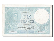 France, 10 Francs, 10 F 1916-1942 ''Minerve'', 1941, KM #84, 1941-01-16,...