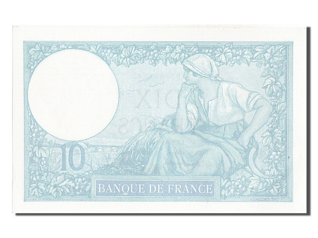 Banconote, Francia, 10 Francs, 10 F 1916-1942 ''Minerve'', 1941, 1941-01-16