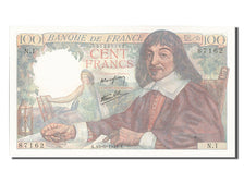 France, 100 Francs, 100 F 1942-1944 ''Descartes'', 1942, KM #101a, 1942-05-15,..