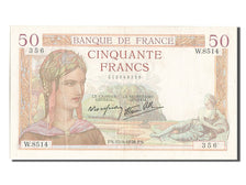 France, 50 Francs, 50 F 1934-1940 ''Cérès'', 1938, KM #85b, 1938-09-15, E...