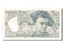 France, 50 Francs, 50 F 1976-1992 ''Quentin de La Tour'', 1988, KM #152d,...