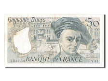 Banknot, Francja, 50 Francs, Quentin de La Tour, 1990, VF(30-35), Fayette:67.16