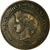 Moneda, Francia, Cérès, 5 Centimes, 1877, Bordeaux, MBC+, Bronce, Gadoury:157a