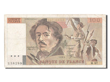 France, 100 Francs, 100 F 1978-1995 ''Delacroix'', 1984, KM #154b, VG(8-10),...