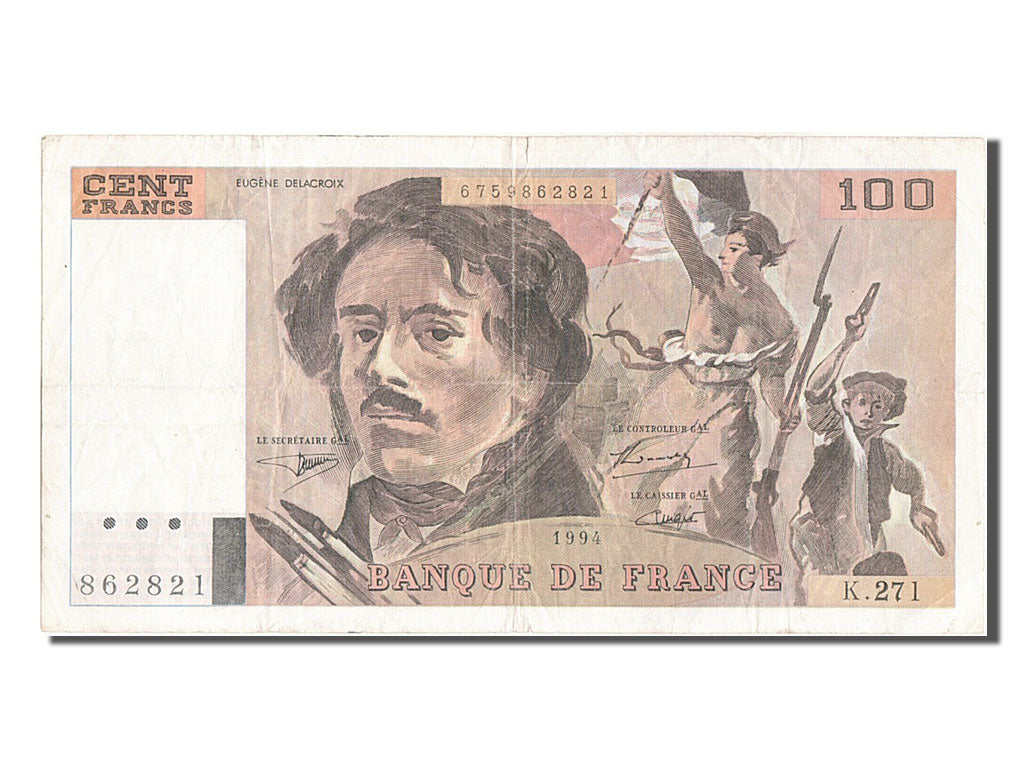 100 Francs type Delacroix