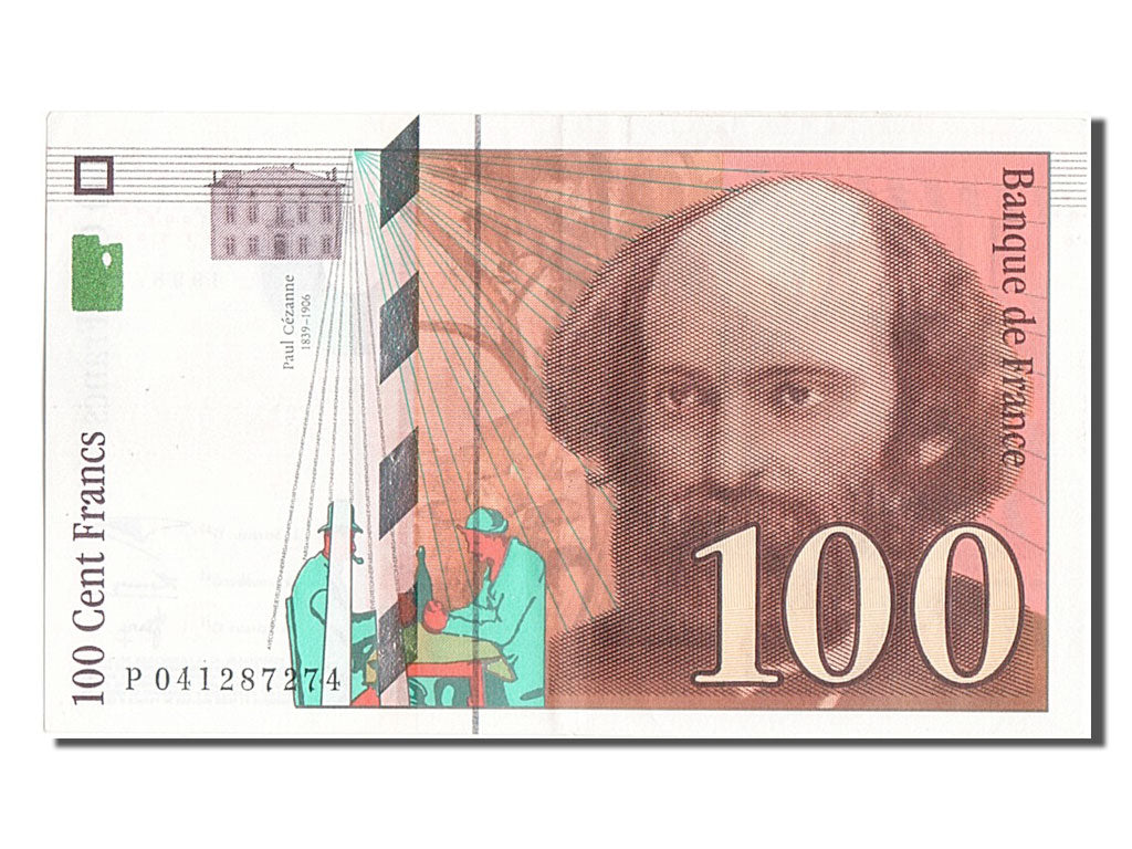 Francia, 100 Francs, 100 F 1997-1998 ''Cézanne'', 1998, KM:158a, SPL-, Fayet...