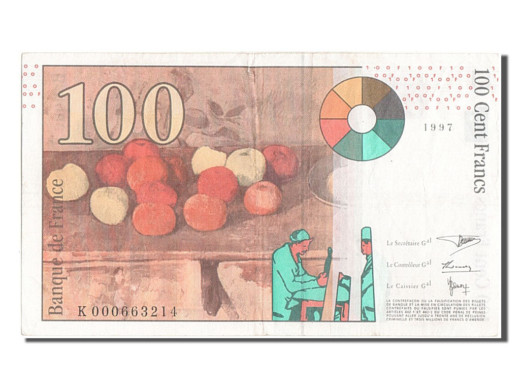 100 Francs type Cézanne