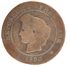III ème République, 5 Centimes Cérès
