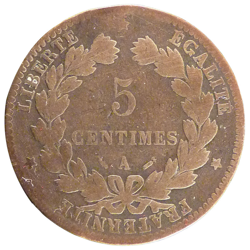 III ème République, 5 Centimes Cérès
