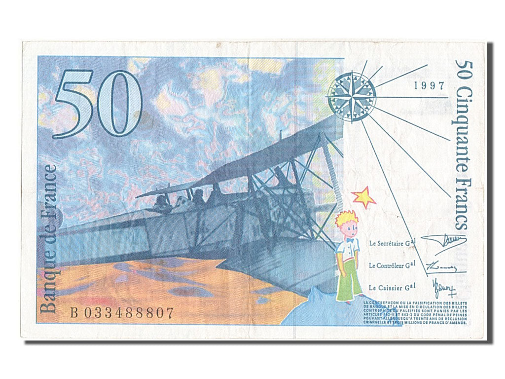 50 Francs type Saint-Exupéry