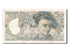 France, 50 Francs, 50 F 1976-1992 ''Quentin de La Tour'', 1981, KM #152b,...