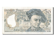 France, 50 Francs, 50 F 1976-1992 ''Quentin de La Tour'', 1982, KM #152b,...