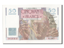 Banknot, Francja, 50 Francs, Le Verrier, 1950, 1950-08-24, UNC(63)