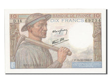 Banknote, France, 10 Francs, 10 F 1941-1949 ''Mineur'', 1942, 1942-10-15