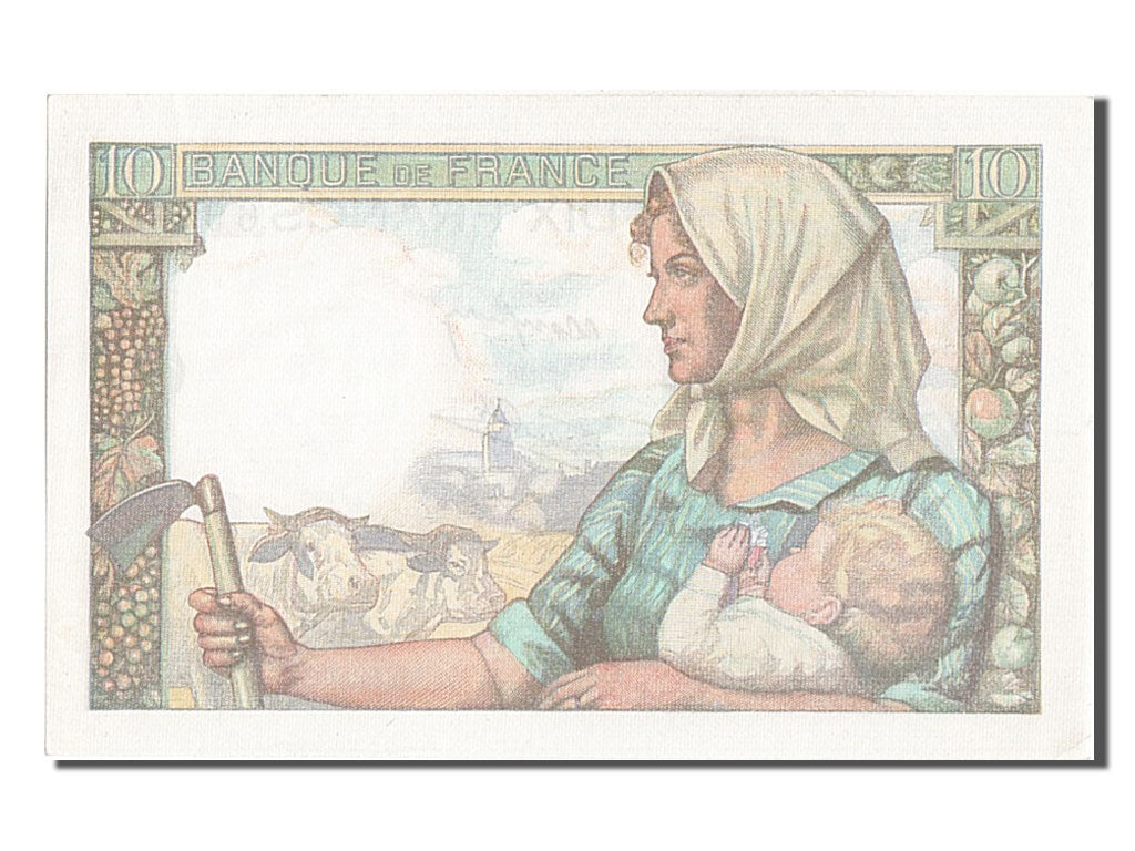Banknote, France, 10 Francs, 10 F 1941-1949 ''Mineur'', 1942, 1942-10-15