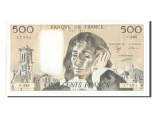 Francia, 500 Francs, 500 F 1968-1993 ''Pascal'', 1989, KM:156g, 1989-03-02, B...