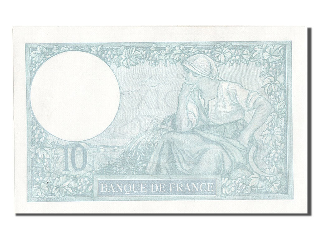 Banconote, Francia, 10 Francs, 10 F 1916-1942 ''Minerve'', 1941, 1941-01-16