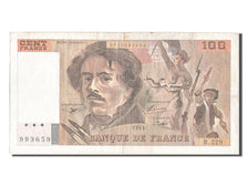 Francia, 100 Francs, 100 F 1978-1995 ''Delacroix'', 1993, KM:154g, MB, Fayett...
