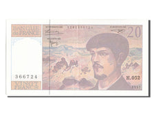 France, 20 Francs, 20 F 1980-1997 ''Debussy'', 1997, KM #151i, UNC(63), H.052,..