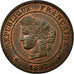 Monnaie, France, Cérès, 5 Centimes, 1897, Paris, SUP, Bronze, Gadoury:157a