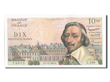 Francia, 10 Nouveaux Francs, 10 NF 1959-1963 ''Richelieu'', 1961, KM:142a, 19...