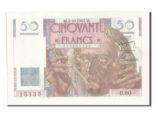 Banknote, France, 50 Francs, 50 F 1946-1951 ''Le Verrier'', 1947, 1947-10-02
