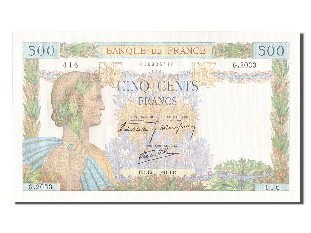 500 Francs type La Paix
