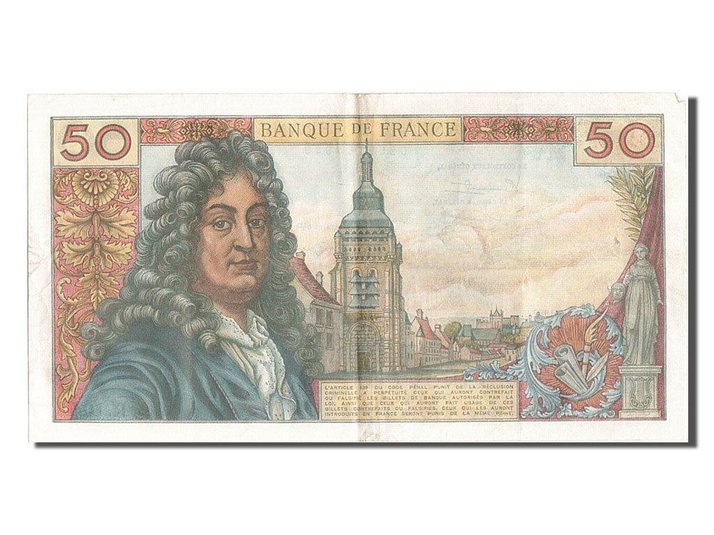 France, 50 Francs, 50 F 1962-1976 ''Racine'', 1967, KM #148b, 1967-02-02,...