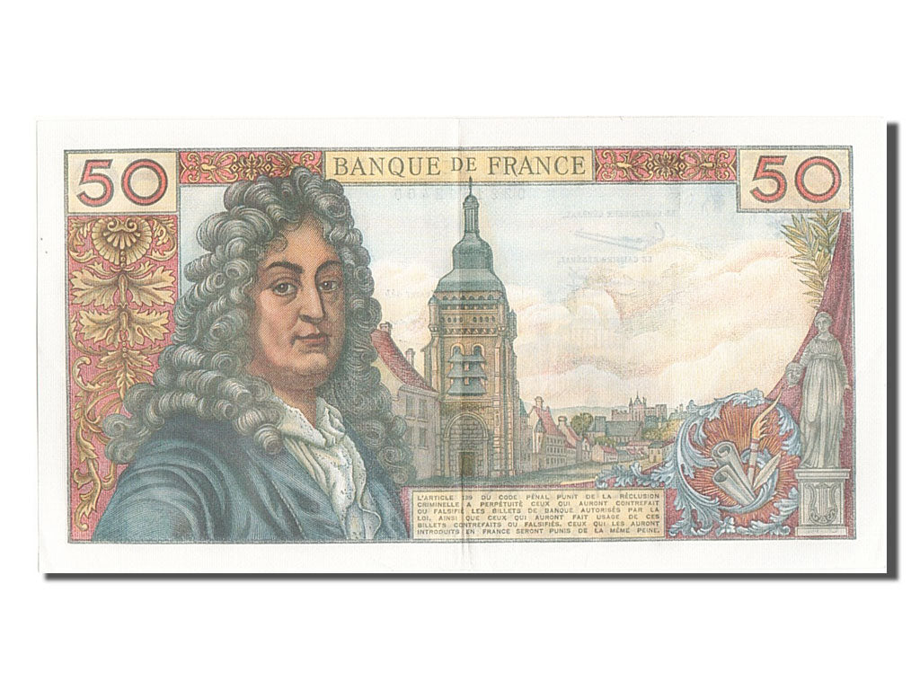 Francia, 50 Francs, 50 F 1962-1976 ''Racine'', 1965, KM:148a, 1965-03-04, BB+...