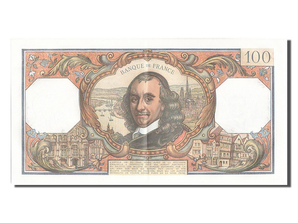 Banknote, France, 100 Francs, 100 F 1964-1979 ''Corneille'', 1969, 1969-06-05