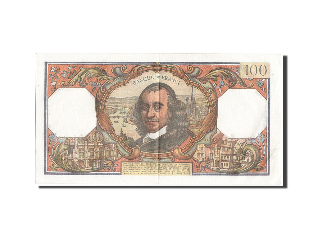 France, 100 Francs, 100 F 1964-1979 ''Corneille'', 1968, KM #149c, 1968-09-05,..