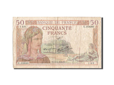 Billete, Francia, 50 Francs, 50 F 1934-1940 ''Cérès'', 1939, 1939-07-13, BC