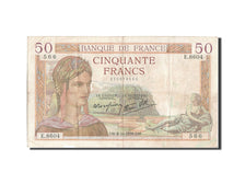 Billete, Francia, 50 Francs, 50 F 1934-1940 ''Cérès'', 1938, 1938-10-06, BC
