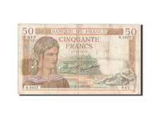 Francia, 50 Francs, 50 F 1934-1940 ''Cérès'', 1935, KM:81, 1935-03-21, B, F...