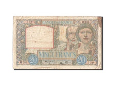 France, 20 Francs, 20 F 1939-1942 ''Science et Travail'', 1939, KM #92a,...