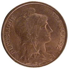 FRANCE, 5 Centimes, 1916, AU(55-58), Bronze, Gadoury #165, 4.90