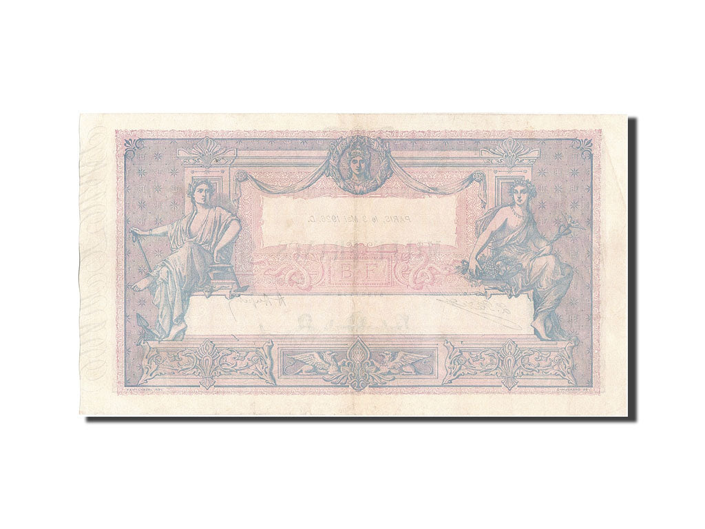 France, 1000 Francs, 1 000 F 1889-1926 ''Bleu et Rose'', 1926, KM #67j,...