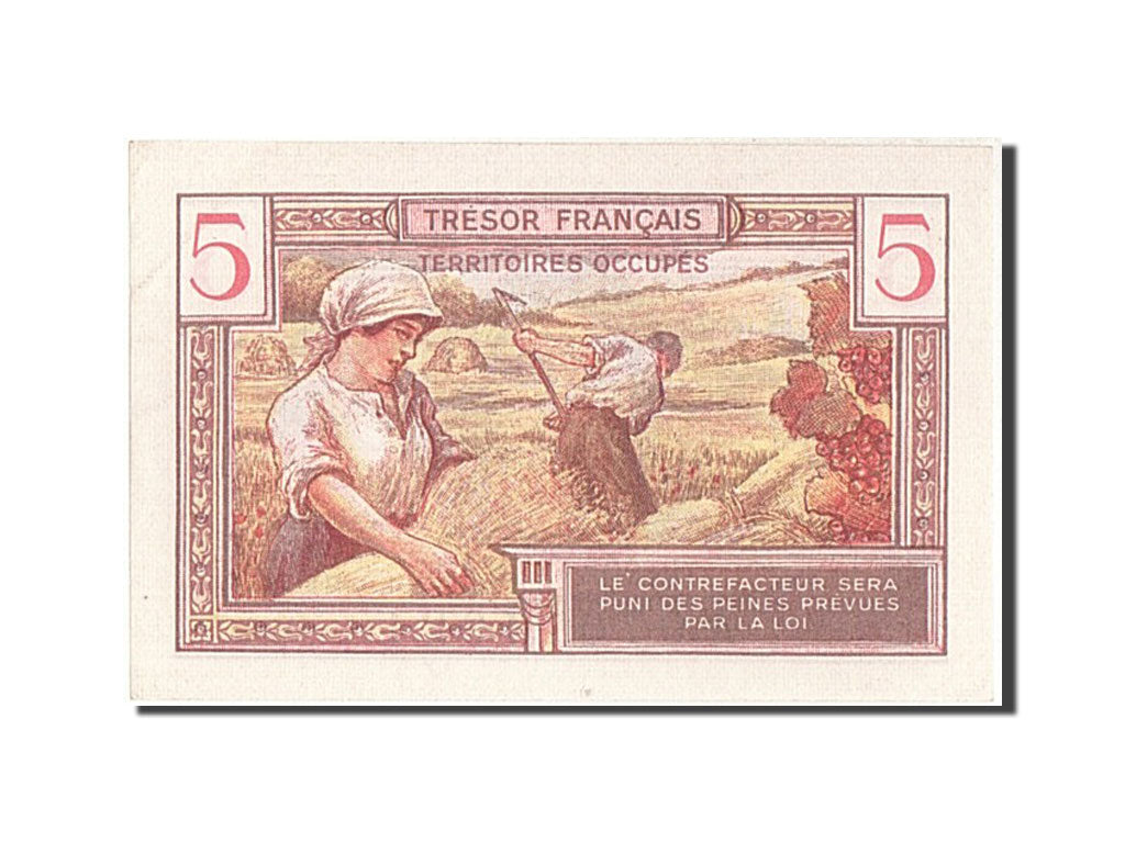 France, 10 Francs, 1947 French Treasury, 1947, KM #M7a, UNC(63), A.07014921,...