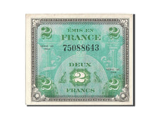 Biljet, Frankrijk, 2 Francs, 1944 Flag/France, 1944, 1944-06-01, SUP
