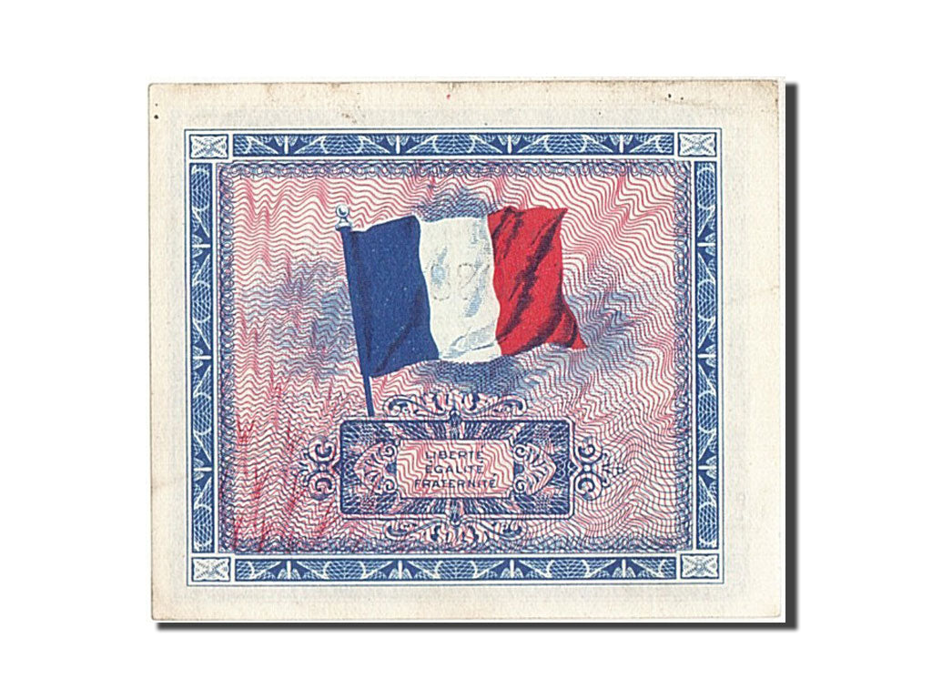 Banknote, France, 2 Francs, 1944 Flag/France, 1944, 1944-06-01, AU(55-58)