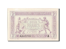 Francia, 2 Francs, 1917-1919 Army Treasury, 1917, KM:M3, SPL, Fayette:VF5.1