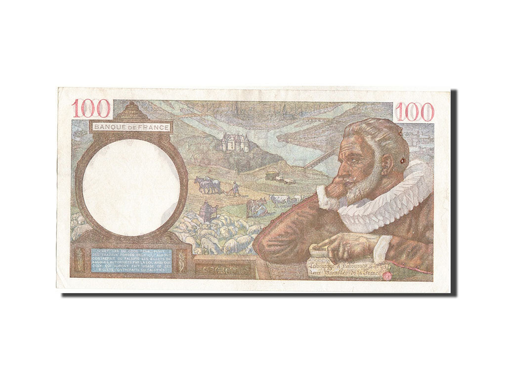 France, 100 Francs, 100 F 1939-1942 ''Sully'', 1942, KM #94, 1942-02-12,...
