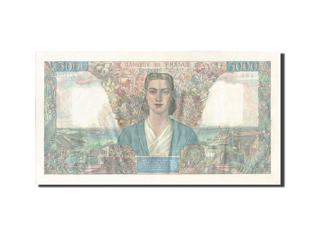 France, 5000 Francs, 5 000 F 1942-1947 ''Empire Français'', 1946, KM #103c, 1...