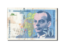 France, 50 Francs, 50 F 1992-1999 ''St Exupéry'', 1993, KM #157b, F(12-15), S...