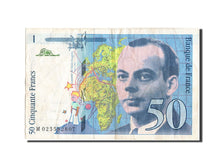 France, 50 Francs, 50 F 1992-1999 ''St Exupéry'', 1994, KM #157Aa, VF(20-25), M.