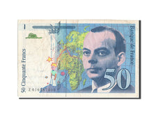France, 50 Francs, 50 F 1992-1999 ''St Exupéry'', 1994, KM #157Aa, VF(20-25), Z.