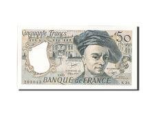 Banknote, France, 50 Francs, 50 F 1976-1992 ''Quentin de La Tour'', 1983