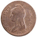 FRANCE, Dupré, Decime, 1801, Geneva, KM #644.6, VF(20-25), Bronze, Gadoury #187b